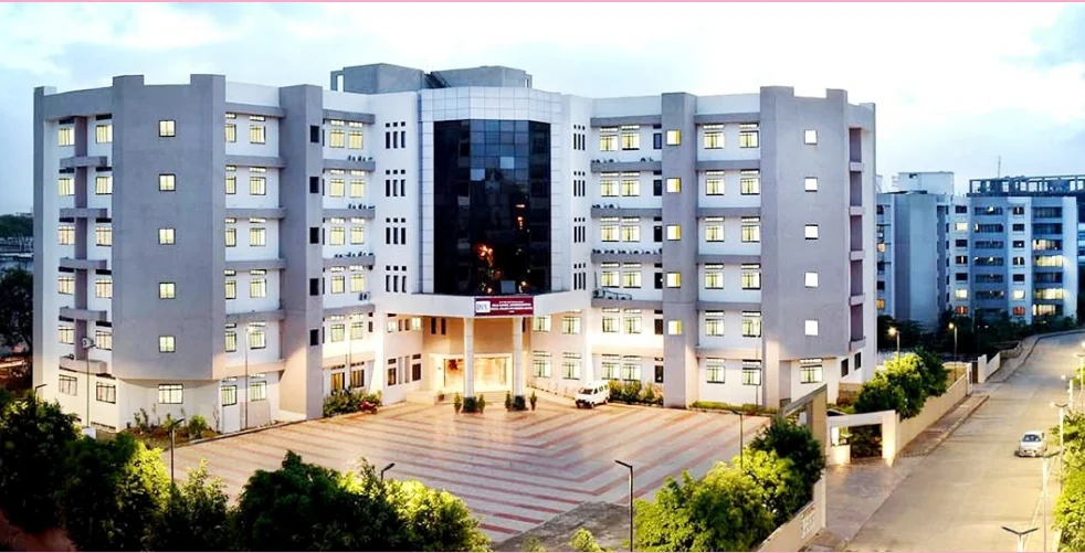 Dr. D. Y. Patil College of Nursing campus, Pimpri, Pune &mdash; with the on-campus NABH-accredited teaching hospital