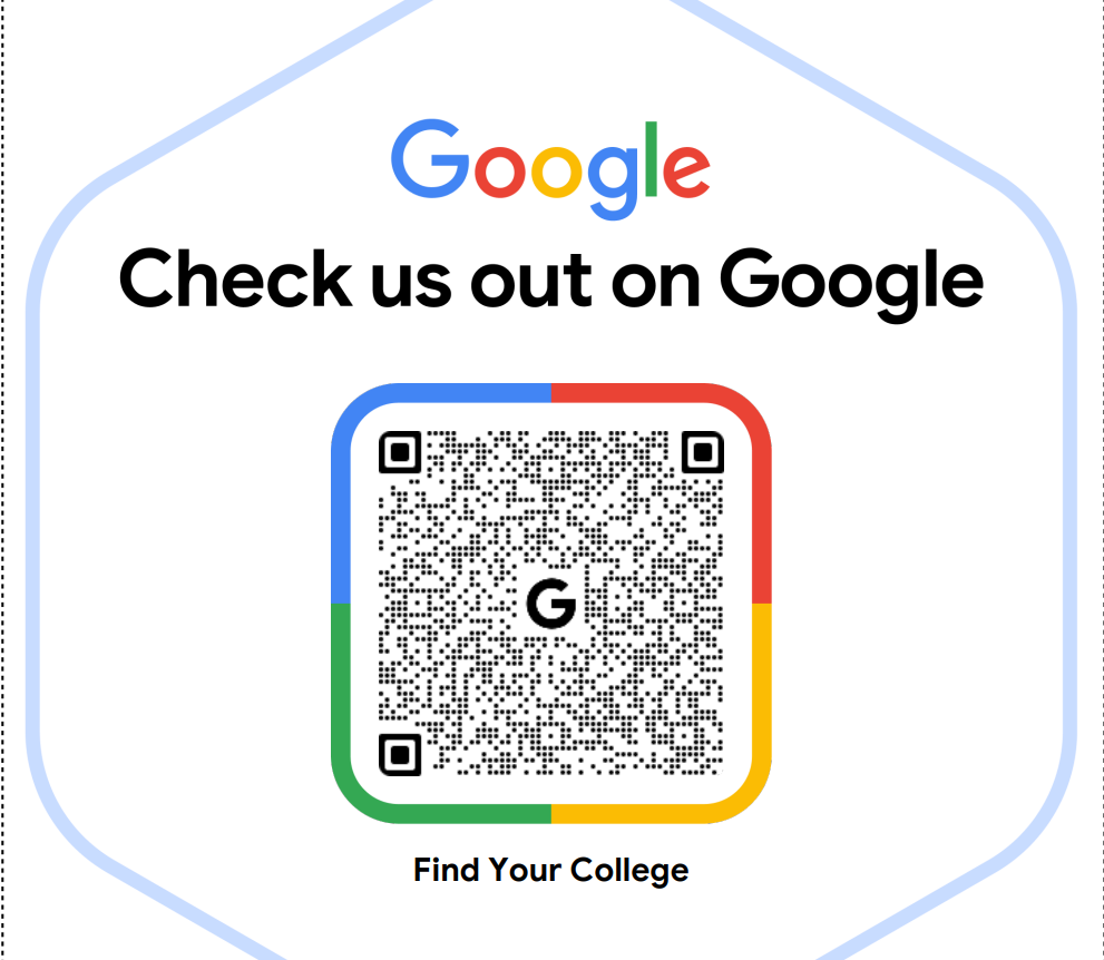 Scan to review Find Your College on Google