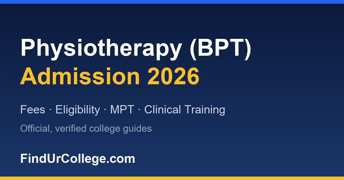 Amity Institute of Physiotherapy Noida BPT 2026