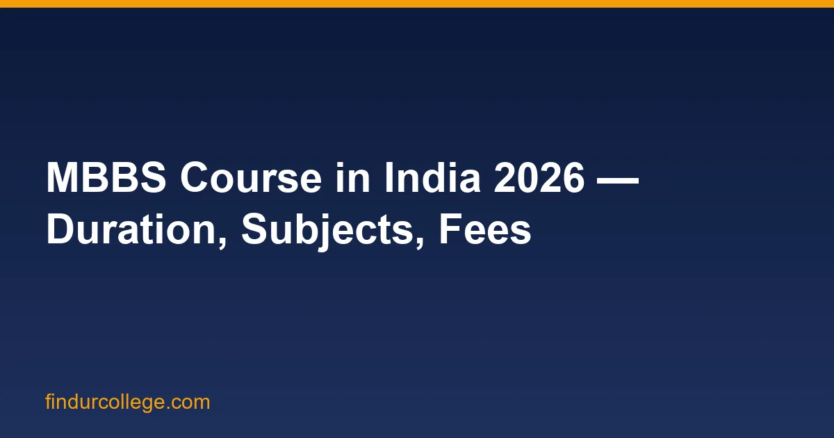 Deemed University MBBS (MCC)