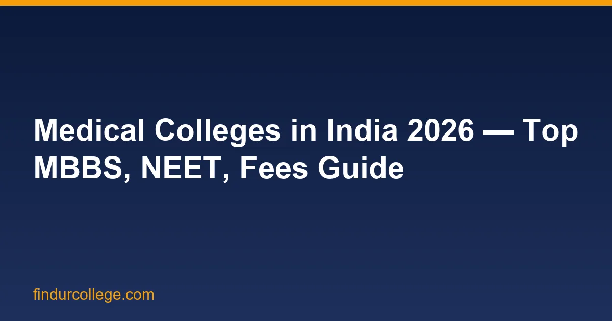 Top Medical Colleges in India