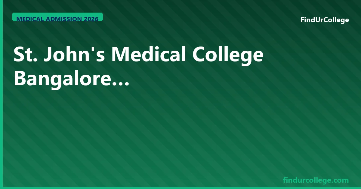 St. John's Medical College