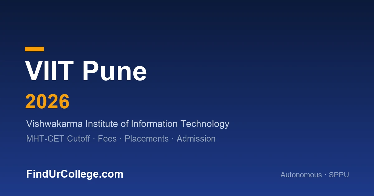 VIIT Pune 2026